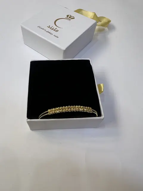 بنگل طلا زنانه مدل البرنادو، طلای 18 عیار